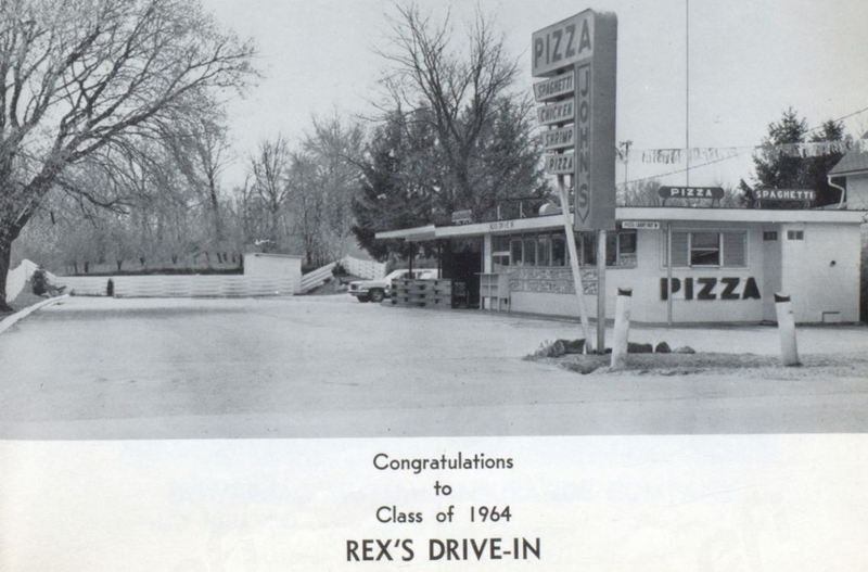 Rexs Drive-In - 1964 Dowagiac High School Yearbook